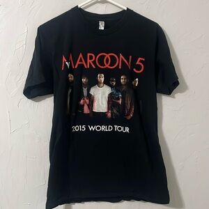 Maroon 5 2015 world tour t shirt size m